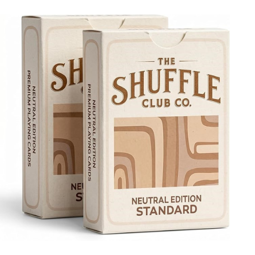 Neutral Playing Cards (Pack of 2)– Hand-Illustrated Minimalist Deck