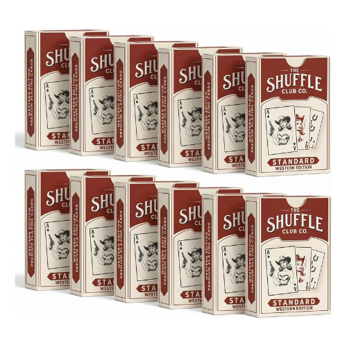 Western Playing Cards (12-Pack) – Hand-Illustrated Wild West Deck