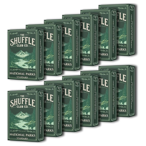 National Parks Playing Cards (Pack of 12)– Illustrated America's Parks Card Deck