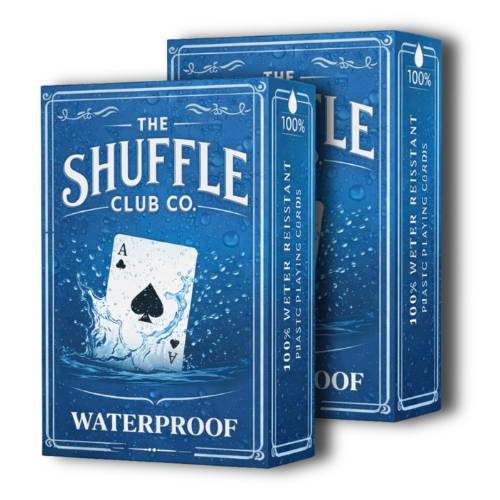 Shuffle Club Co Playing Cards (Pack of 2, Waterproof Deck)