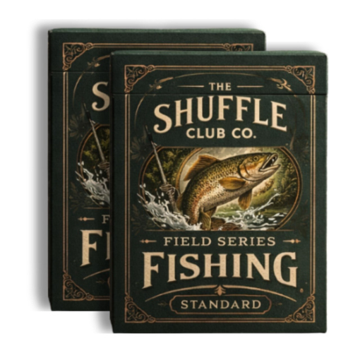 Fishing Playing Cards (2-Pack)– Angler & Fish Species Illustrated Card Deck