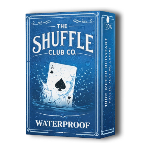 Shuffle Club Waterproof Playing Cards 100% plastic deck for pool, beach and boat