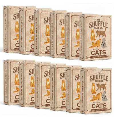 Shuffle Club Co Cat Playing Cards (Pack of 12)