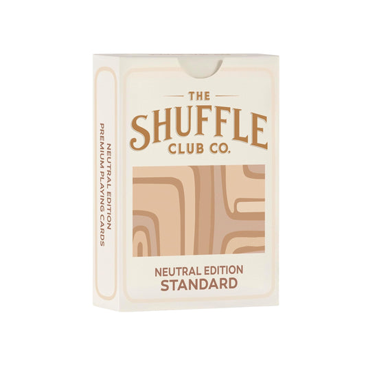 Shuffle Club Co Neutral Playing Cards | Premium Poker & Blackjack Cards for Design Lovers