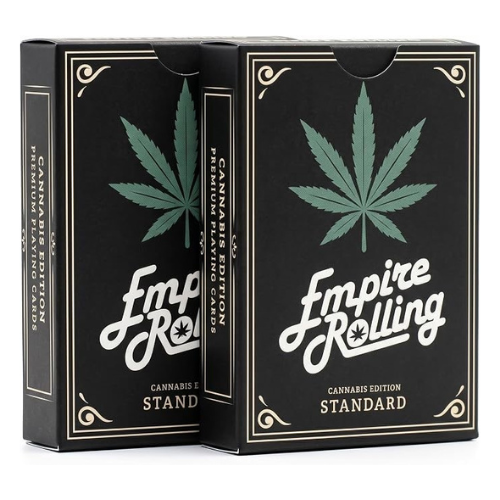 Cannabis Playing Cards (Pack of 2)– Empire Rolling Edition | Hand-Illustrated Botanical Deck