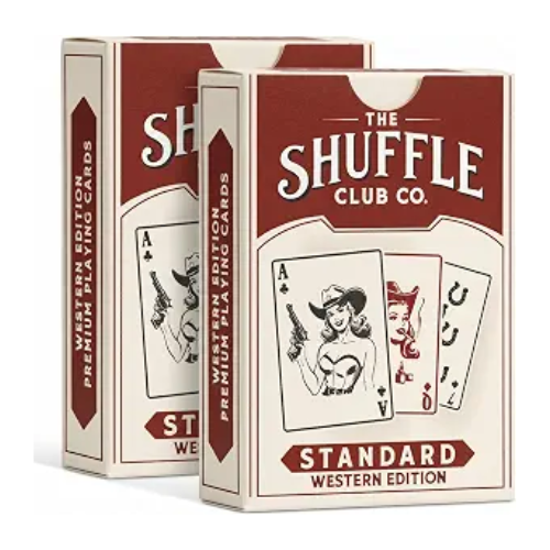 Western Playing Cards (2-Pack) – Hand-Illustrated Wild West Deck