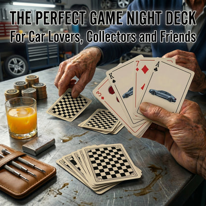 Auto Playing Cards – Classic Cars Deck with Retro Automotive Illustrations