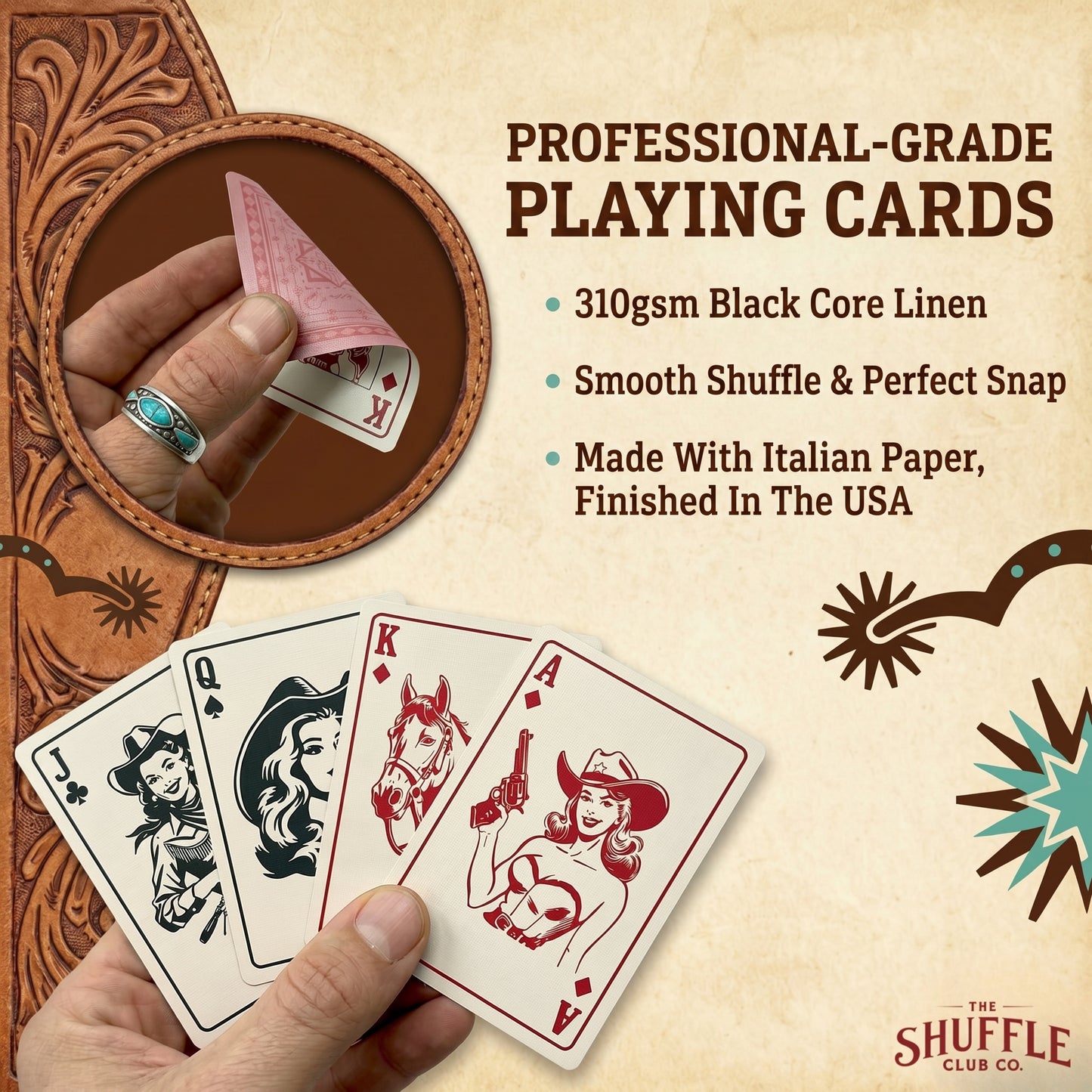 Western Edition Premium Playing Cards – Shuffle Club