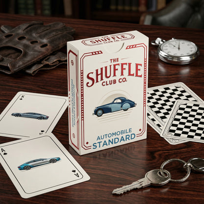 Auto Playing Cards – Classic Cars Deck with Retro Automotive Illustrations
