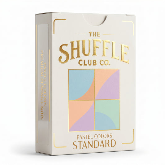 Jumbo Pastel Playing Cards – Extra Large Soft Color Card Deck | Big Print Easy Read Cards for Seniors & Bridal Showers | Aesthetic Oversized Poker Playing Cards for Women