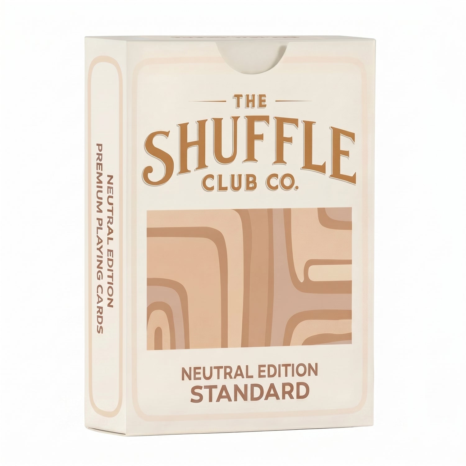 Shuffle Club Neutral Playing Cards minimalist deck design