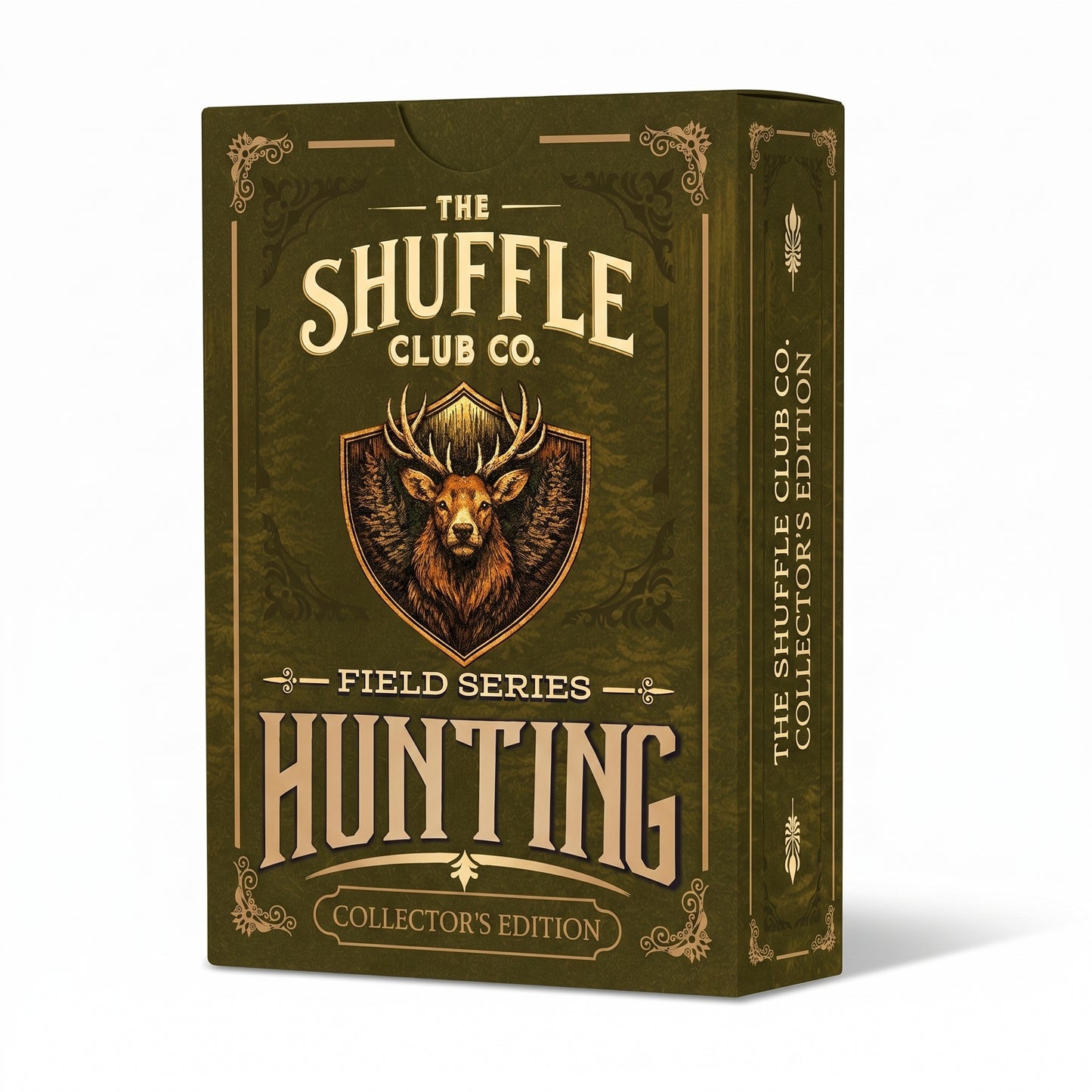 Shuffle Club Co Hunting Playing Cards – Big Game & Waterfowl Illustrated Deck | Poker Size Cards for Hunters & Outdoorsmen