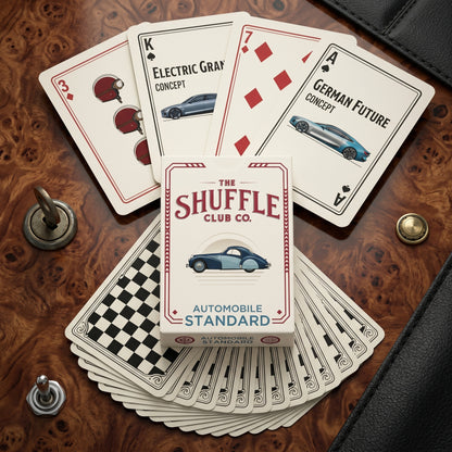 Auto Playing Cards – Classic Cars Deck with Retro Automotive Illustrations